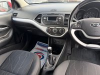 USED 2013 13 KIA PICANTO 1.0 2 Hatchback 5dr Petrol Manual Euro 5 (68 bhp) ZERO &pound;&pound;&pound; ROAD TAX-BLUETOOTH-SERVICE HISTORY-AIR CON-ALLOYS