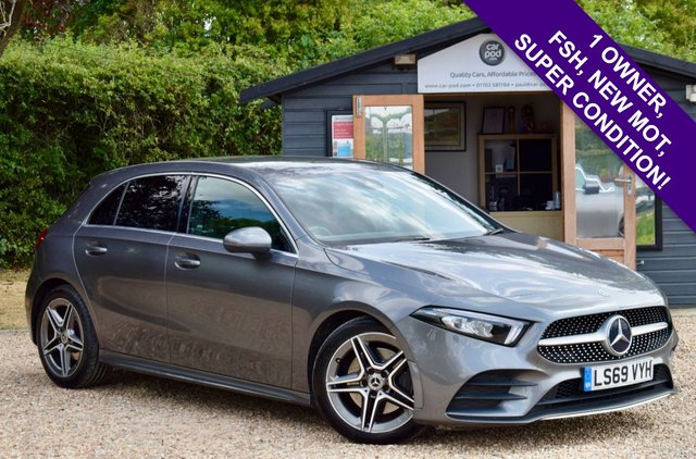 2019 69 MERCEDES-BENZ A CLASS 2.0 A220 AMG Line Hatchback 5dr Petrol 7G-DCT Euro 6 (s/s) (190 ps) 1 OWNER FROM NEW + NEW MOT + FULL SERVICE HISTORY!