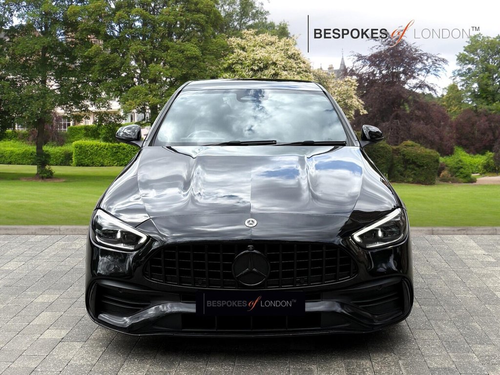 USED 2022 22 MERCEDES-BENZ C CLASS 2.0 C220dh MHEV AMG Line (Premium) G-Tronic+ Euro 6 (s/s) 4dr HUGE SPEC|BLACK PACK|GT GRILL|