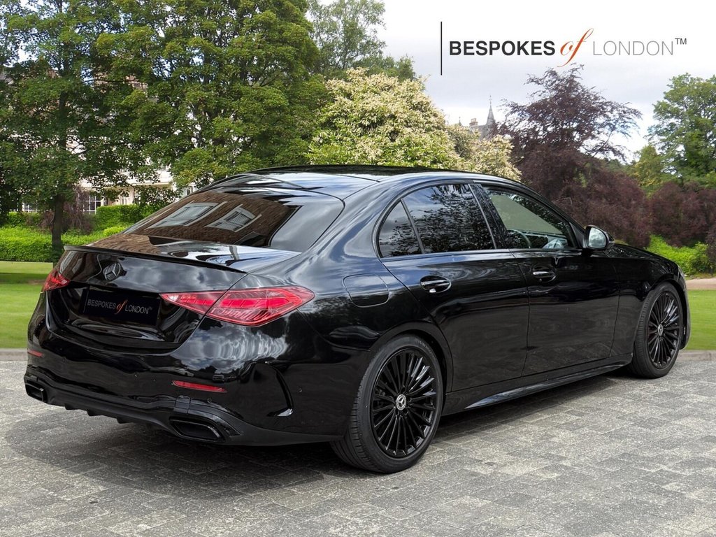 USED 2022 22 MERCEDES-BENZ C CLASS 2.0 C220dh MHEV AMG Line (Premium) G-Tronic+ Euro 6 (s/s) 4dr HUGE SPEC|BLACK PACK|GT GRILL|