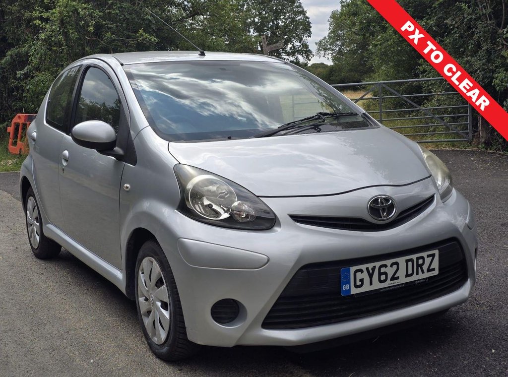 Silver 2012 Toyota AYGO Hatchback Front-wheel drive Manual