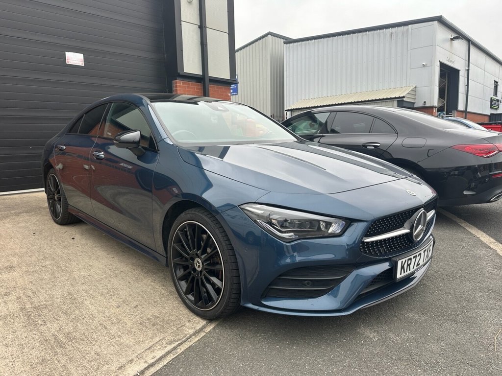 USED 2023 72 MERCEDES-BENZ CLA 1.3 CLA250e 15.6kWh AMG Line Night Edition (Premium Plus) Coupe 4dr Petrol Plug-in Hybrid 8G-DCT Euro 6 (s/s) (218 ps) Huge Spec Finance & Px Welcome