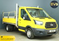 USED 2018 18 FORD TRANSIT 350 MWB DRW 2.0 TDCI 105PS DROPSIDE TRUCK BEST VALUE VANS AND TRUCKS IN UK