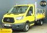 USED 2018 18 FORD TRANSIT 350 MWB DRW 2.0 TDCI 105PS DROPSIDE TRUCK BEST VALUE VANS AND TRUCKS IN UK