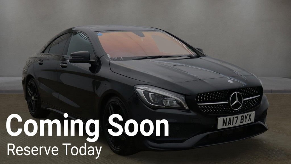 USED 2017 17 MERCEDES-BENZ CLA 2.1 CLA220d AMG Line Coupe 4dr Diesel 7G-DCT Euro 6 (s/s) (177 ps) 2 KEYS / PAN ROOF