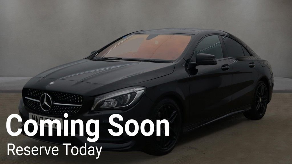 USED 2017 17 MERCEDES-BENZ CLA 2.1 CLA220d AMG Line Coupe 4dr Diesel 7G-DCT Euro 6 (s/s) (177 ps) 2 KEYS / PAN ROOF