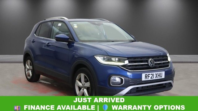 2021 21 VOLKSWAGEN T-CROSS 1.0 TSI SEL SUV 5dr Petrol DSG Euro 6 (s/s) (110 ps) 