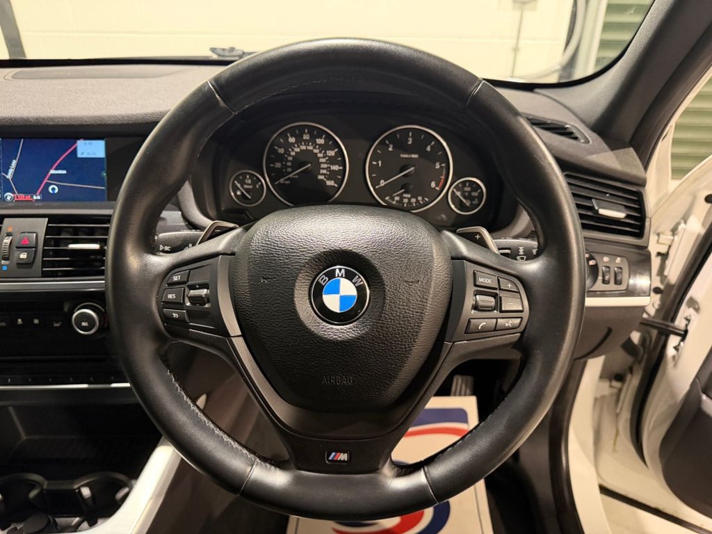 USED 2014 63 BMW X3 2.0 20d M Sport SUV 5dr Diesel Auto xDrive Euro 5 (s/s) (184 ps) 
