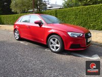 USED 2017 17 AUDI A3 1.0 TFSI SE Sportback 5dr Petrol Manual Euro 6 (s/s) (116 ps) NEW MOT, SERVICE, WARRANTY