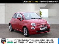 USED 2019 69 FIAT 500 1.2 Lounge Hatchback 3dr Petrol Manual Euro 6 (s/s) (69 bhp) FULL HISTORY+SENSORS+ALLOYS