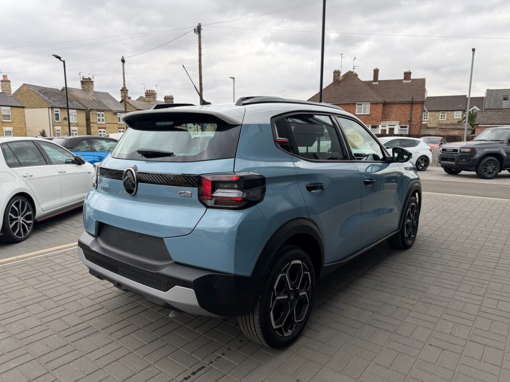 USED 2025 75 CITROEN C3 1.2 Turbo PLUS Hatchback 5dr Petrol Manual Euro 6 (s/s) (100 ps) Monte Carlo Blue