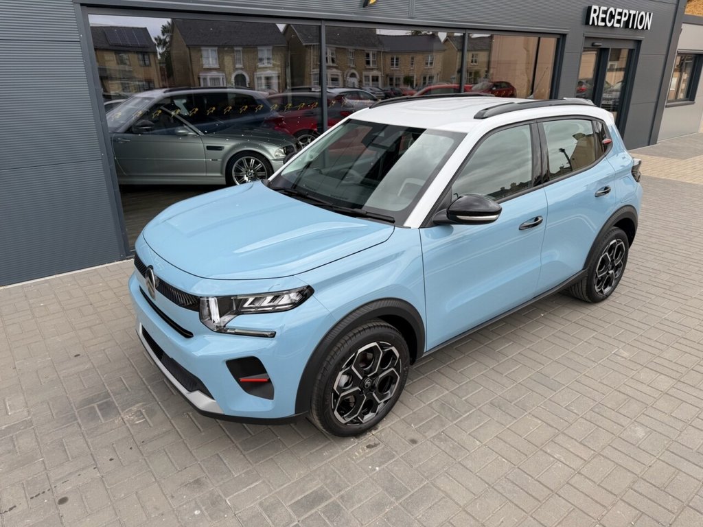 USED 2025 75 CITROEN C3 1.2 Turbo PLUS Hatchback 5dr Petrol Manual Euro 6 (s/s) (100 ps) Monte Carlo Blue