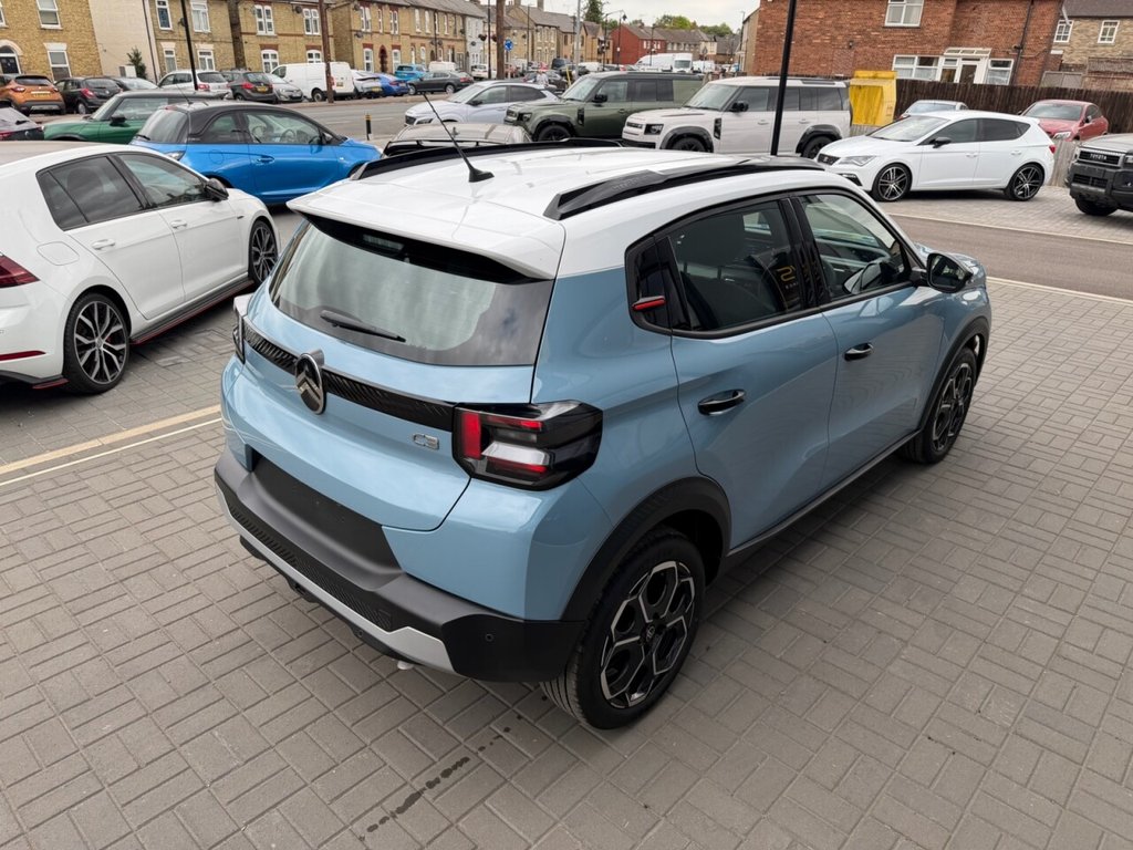 USED 2025 75 CITROEN C3 1.2 Turbo PLUS Hatchback 5dr Petrol Manual Euro 6 (s/s) (100 ps) Monte Carlo Blue