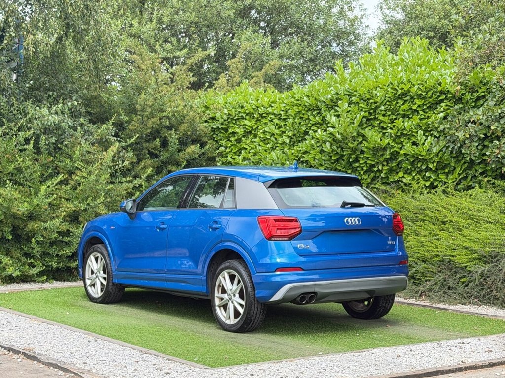 USED 2018 18 AUDI Q2 1.4 TFSI CoD S line SUV 5dr Petrol S Tronic Euro 6 (s/s) (150 ps) LEATHER, SAT NAV, P/SENSORS