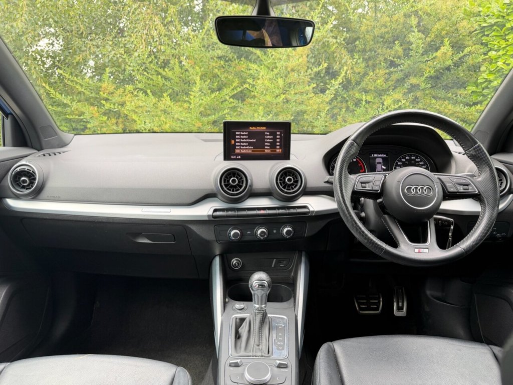 USED 2018 18 AUDI Q2 1.4 TFSI CoD S line SUV 5dr Petrol S Tronic Euro 6 (s/s) (150 ps) LEATHER, SAT NAV, P/SENSORS