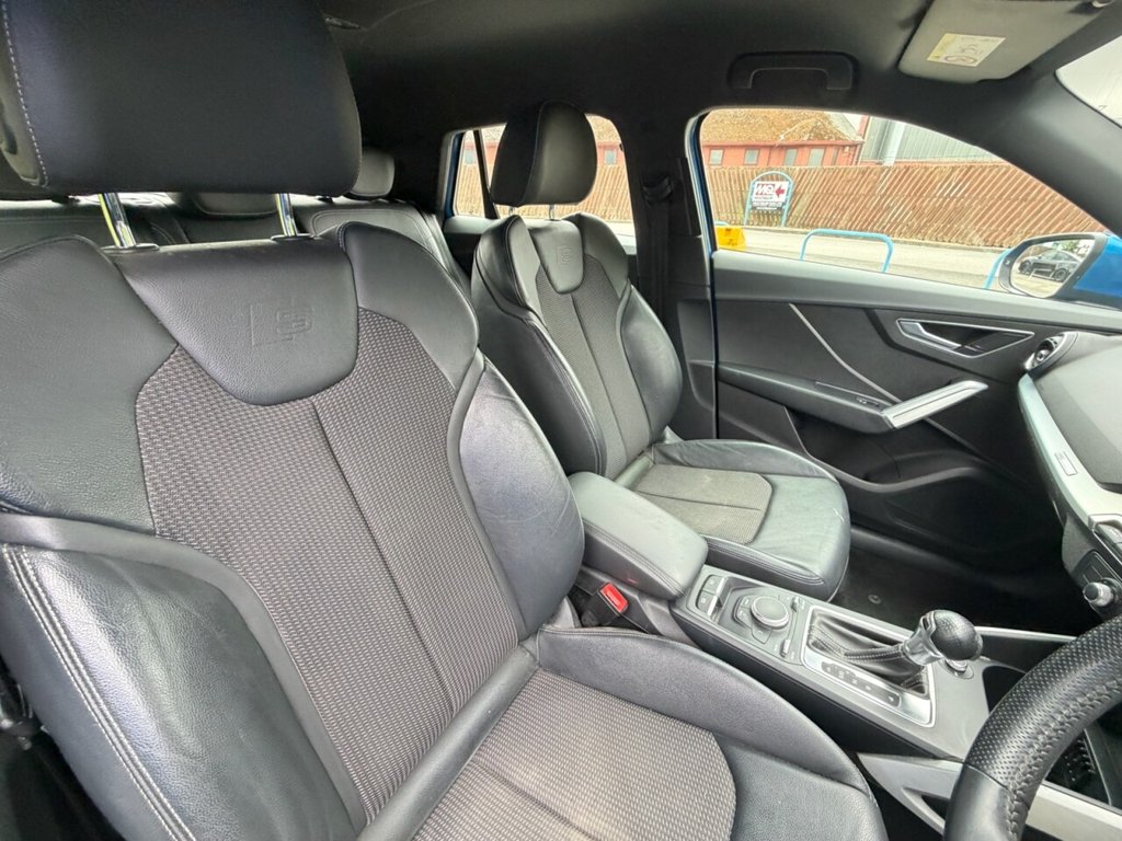 USED 2018 18 AUDI Q2 1.4 TFSI CoD S line SUV 5dr Petrol S Tronic Euro 6 (s/s) (150 ps) LEATHER, SAT NAV, P/SENSORS