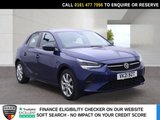 USED 2021 21 VAUXHALL CORSA 1.2 SE Premium Hatchback 5dr Petrol Manual Euro 6 (75 ps) FULL HISTORY+1 OWNER+HEAT SEATS