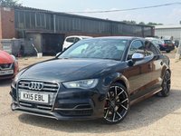 USED 2015 15 AUDI S3 2.0 TFSI S Tronic quattro Euro 6 (s/s) 4dr (Nav) 1 OWNER FULL HISTORY