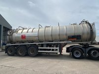 USED 2014 14 CROSSLAND TANKER TRAILER CROSSLAND 30,000 LITRE STAINLESS STEEL  ADR VACUUM / PRESSURE TANKER 