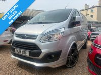 USED 2014 14 FORD TRANSIT CUSTOM 2.2 TDCi 270 Limited Panel Van 5dr Diesel Manual L1 H1 (186 g/km, 123 bhp) *** ONLY 34000 MILES, NO VAT!!!, PLY LINED, SAME OWNER LAST 8 YEARS LOCALLY, GREAT VALUE ***
