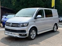 USED 2017 67 VOLKSWAGEN TRANSPORTER 2.0 BiTDI T30 BlueMotion Tech Highline Panel Van 5dr Diesel DSG FWD SWB Euro 6 (s/s) (204 ps) AUTO, NO VAT, HEATED SEATS