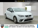 USED 2020 69 SEAT IBIZA 1.0 TSI FR Hatchback 5dr Petrol Manual Euro 6 (s/s) GPF (115 ps) HISTORY+SAT NAV+ALLOYS