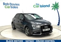USED 2017 67 AUDI A1 1.4 TFSI CoD Black Edition Sportback 5dr Petrol Manual Euro 6 (s/s) (150 ps) Daytona Grey, 150 BHP Black Edition, SATNAV, Heated S-Line Seats, Cruise Control, 18" Alloys, Bluetooth, Privacy Glass, 47000 Miles & Service History