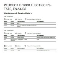 USED 2023 23 PEUGEOT E-2008 50kWh Active Premium + SUV 5dr Electric Auto (7kW Charger) (136 ps) 1 OWNER FROM NEW, FULL DEALER HIST