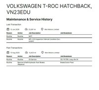 USED 2023 23 VOLKSWAGEN T-ROC 1.5 TSI Style SUV 5dr Petrol Manual Euro 6 (s/s) (150 ps) 1 OWNER FROM NEW, FULL DEALER HIST