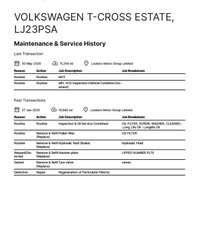 USED 2023 23 VOLKSWAGEN T-CROSS 1.0 TSI SE SUV 5dr Petrol Manual Euro 6 (s/s) (110 ps) 1 OWNER FULL DEALER SERVICE HISTORY
