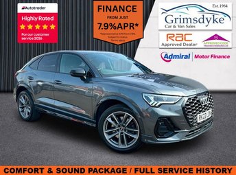2022 AUDI Q3 1.4 TFSIe 45 Black Edition Sportback 5dr Petrol Plug-in Hybrid S Tronic Euro 6 (s/s) 13kWh (245 ps) &pound;25490.00