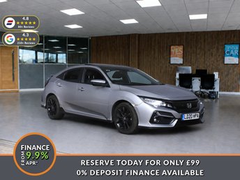 2020 HONDA CIVIC 1.0 VTEC Turbo EX Sport Line Hatchback 5dr Petrol CVT Euro 6 (s/s) (126 ps) &pound;14990.00