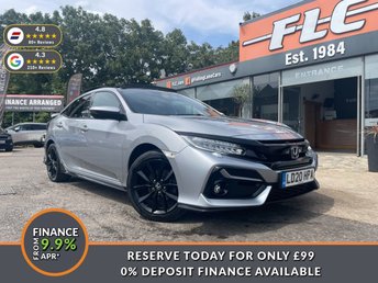 2020 HONDA CIVIC 1.0 VTEC Turbo EX Sport Line Hatchback 5dr Petrol CVT Euro 6 (s/s) (126 ps) &pound;14990.00
