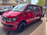 USED 2017 17 VOLKSWAGEN TRANSPORTER 2.0 TDI T32 BlueMotion Tech Trendline Kombi Double Cab 5dr Diesel Manual FWD LWB Euro 6 (s/s) (102 ps) 1 Owner from new