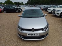 USED 2016 66 VOLKSWAGEN POLO 1.2 TSI BlueMotion Tech Match Euro 6 (s/s) 5dr Â£20 TAX+FSH+1 OWNER+ULEZ FREE