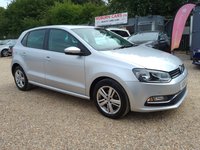 USED 2016 66 VOLKSWAGEN POLO 1.2 TSI BlueMotion Tech Match Euro 6 (s/s) 5dr Â£20 TAX+FSH+1 OWNER+ULEZ FREE