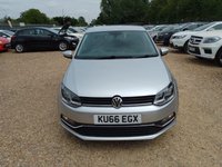 USED 2016 66 VOLKSWAGEN POLO 1.2 TSI BlueMotion Tech Match Euro 6 (s/s) 5dr Â£20 TAX+FSH+1 OWNER+ULEZ FREE