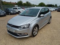 USED 2016 66 VOLKSWAGEN POLO 1.2 TSI BlueMotion Tech Match Euro 6 (s/s) 5dr Â£20 TAX+FSH+1 OWNER+ULEZ FREE
