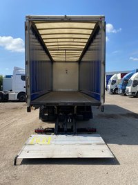 USED 2019 19 DAF CF 18T CURTAIN SIDEr SLEEPER CAB WITH TUCK UNDER TAIL LIFT, 28FT BODY 