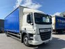 USED 2019 19 DAF CF 18T CURTAIN SIDEr SLEEPER CAB WITH TUCK UNDER TAIL LIFT, 28FT BODY 