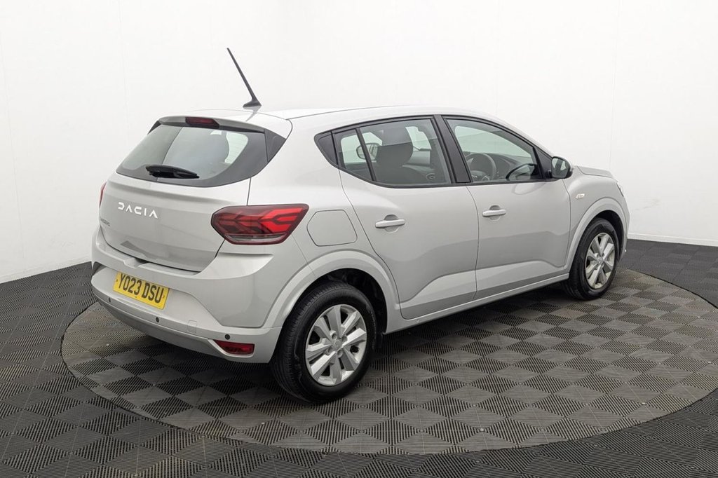 USED 2023 23 DACIA SANDERO 1.0 TCe Expression Hatchback 5dr Petrol CVT Euro 6 (s/s) (90 ps) Camera, Keyless Go, Cruise