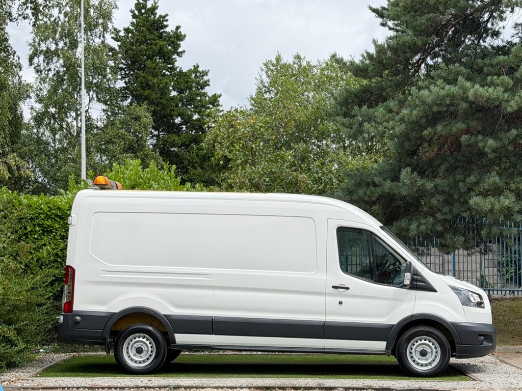 USED 2018 68 FORD TRANSIT 2.0 350 EcoBlue Panel Van 5dr Diesel Manual FWD L3 H2 Euro 6 (130 ps) AMBER BEACON, PLY LINED, T/BELT