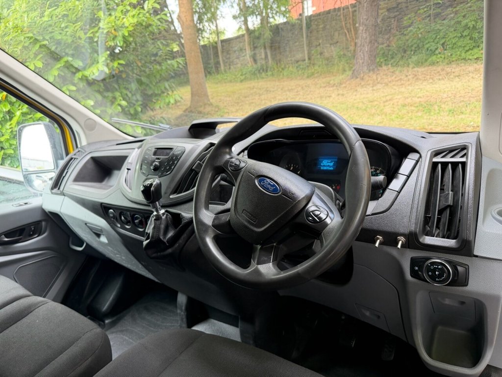 USED 2018 68 FORD TRANSIT 2.0 350 EcoBlue Panel Van 5dr Diesel Manual FWD L3 H2 Euro 6 (130 ps) AMBER BEACON, PLY LINED, T/BELT