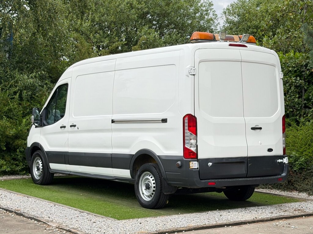 USED 2018 68 FORD TRANSIT 2.0 350 EcoBlue Panel Van 5dr Diesel Manual FWD L3 H2 Euro 6 (130 ps) AMBER BEACON, PLY LINED, T/BELT