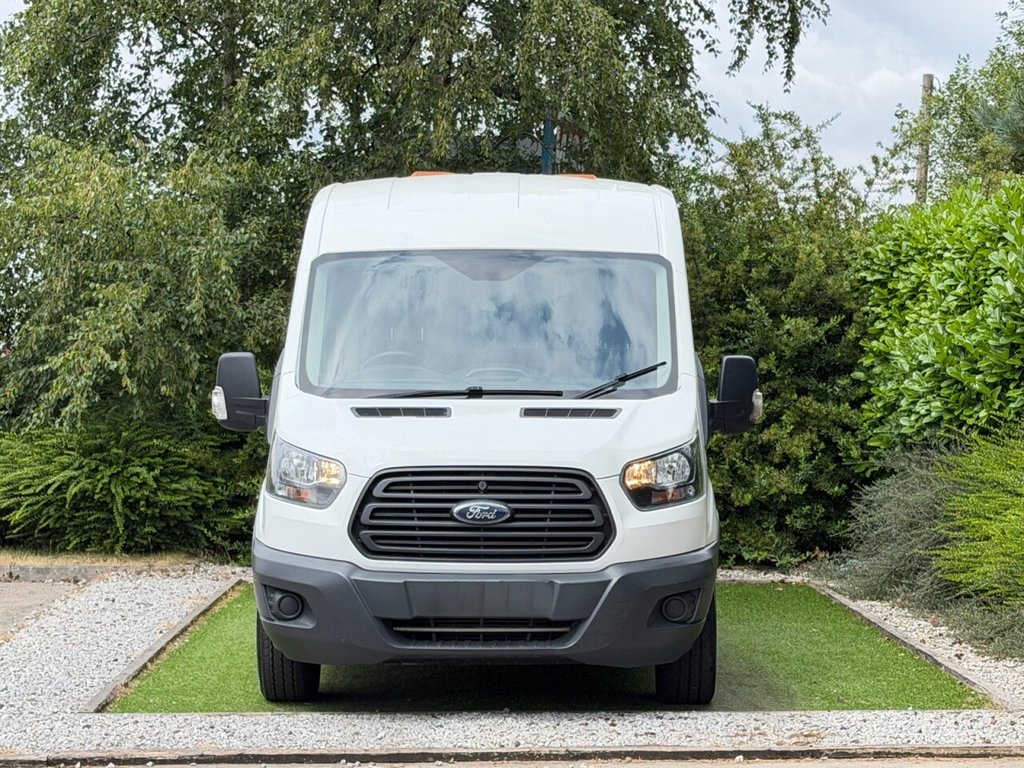 USED 2018 68 FORD TRANSIT 2.0 350 EcoBlue Panel Van 5dr Diesel Manual FWD L3 H2 Euro 6 (130 ps) AMBER BEACON, PLY LINED, T/BELT
