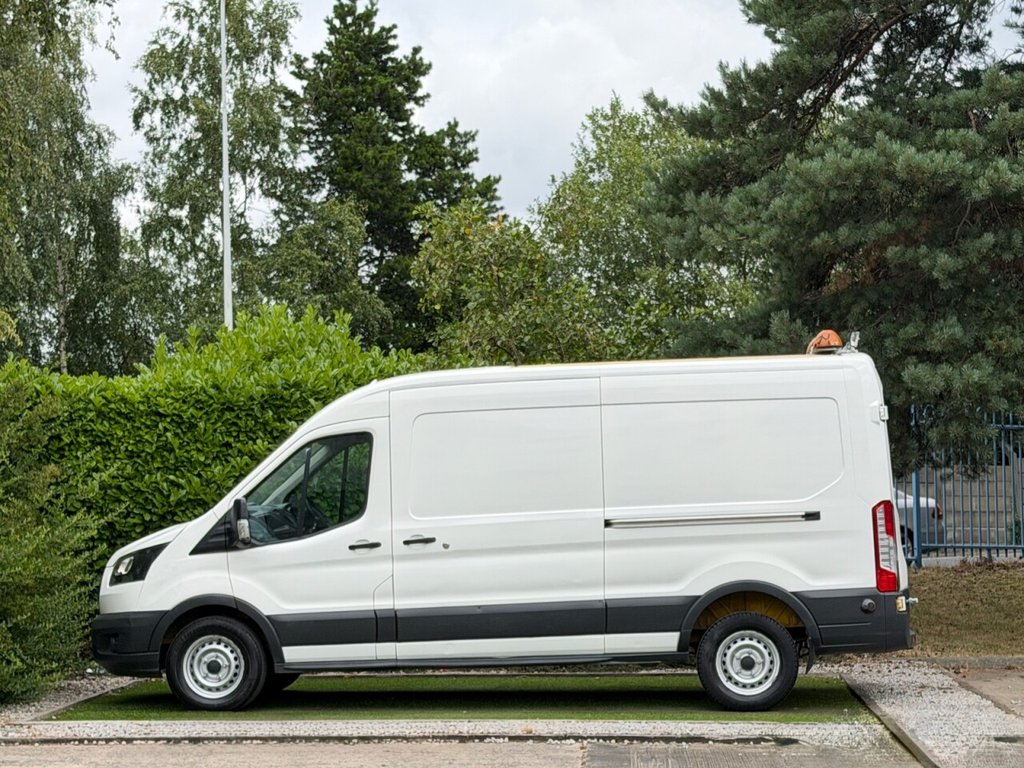 USED 2018 68 FORD TRANSIT 2.0 350 EcoBlue Panel Van 5dr Diesel Manual FWD L3 H2 Euro 6 (130 ps) AMBER BEACON, PLY LINED, T/BELT