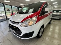 USED 2016 16 FORD TRANSIT CUSTOM 2.0 TDCi 340 Panel Van 5dr Diesel Manual L2 H2 (179 g/km, 168 bhp) rare colour sceme