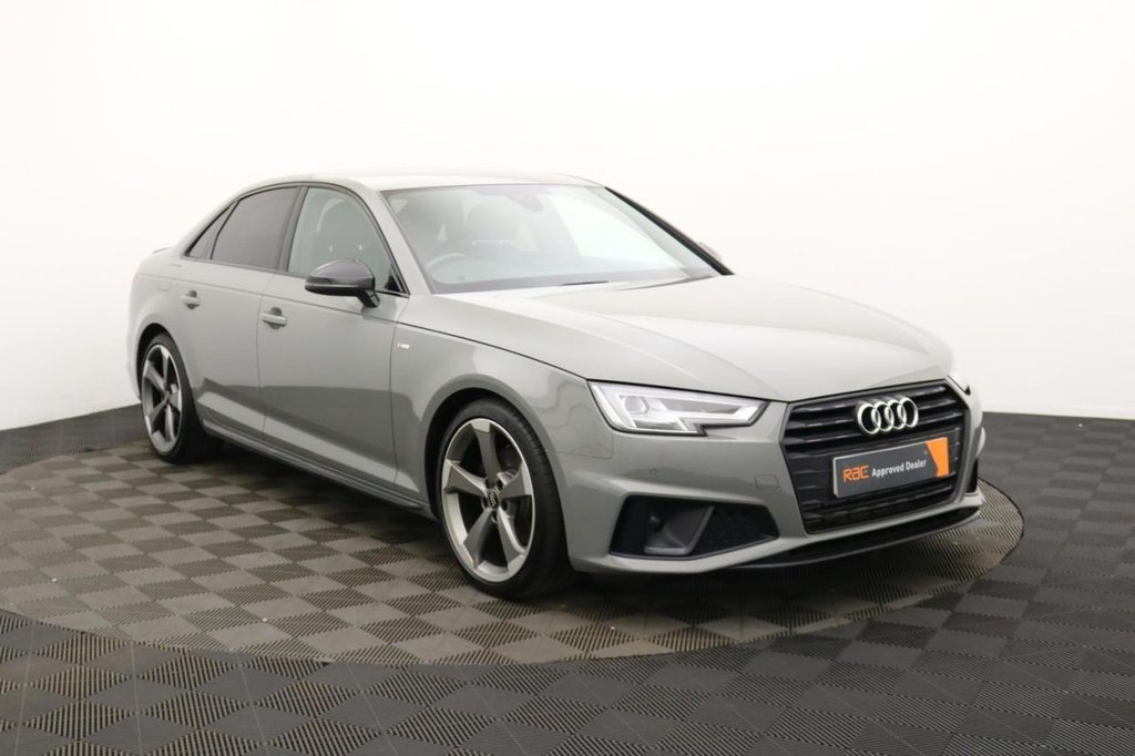 USED 2019 19 AUDI A4 2.0 TFSI 35 Black Edition Saloon 4dr Petrol Manual Euro 6 (s/s) (150 ps) Car Play, Sat Nav, Sensors