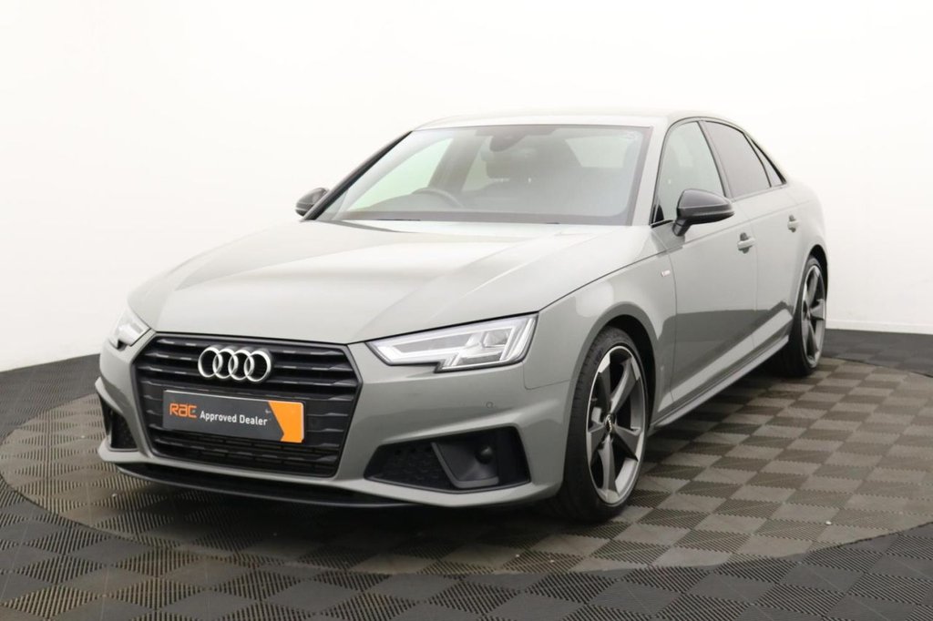 USED 2019 19 AUDI A4 2.0 TFSI 35 Black Edition Saloon 4dr Petrol Manual Euro 6 (s/s) (150 ps) Car Play, Sat Nav, Sensors