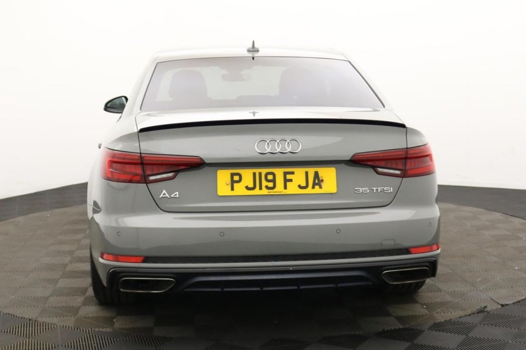 USED 2019 19 AUDI A4 2.0 TFSI 35 Black Edition Saloon 4dr Petrol Manual Euro 6 (s/s) (150 ps) Car Play, Sat Nav, Sensors